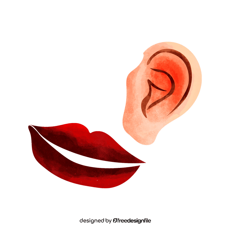 Hearing and speaking clipart