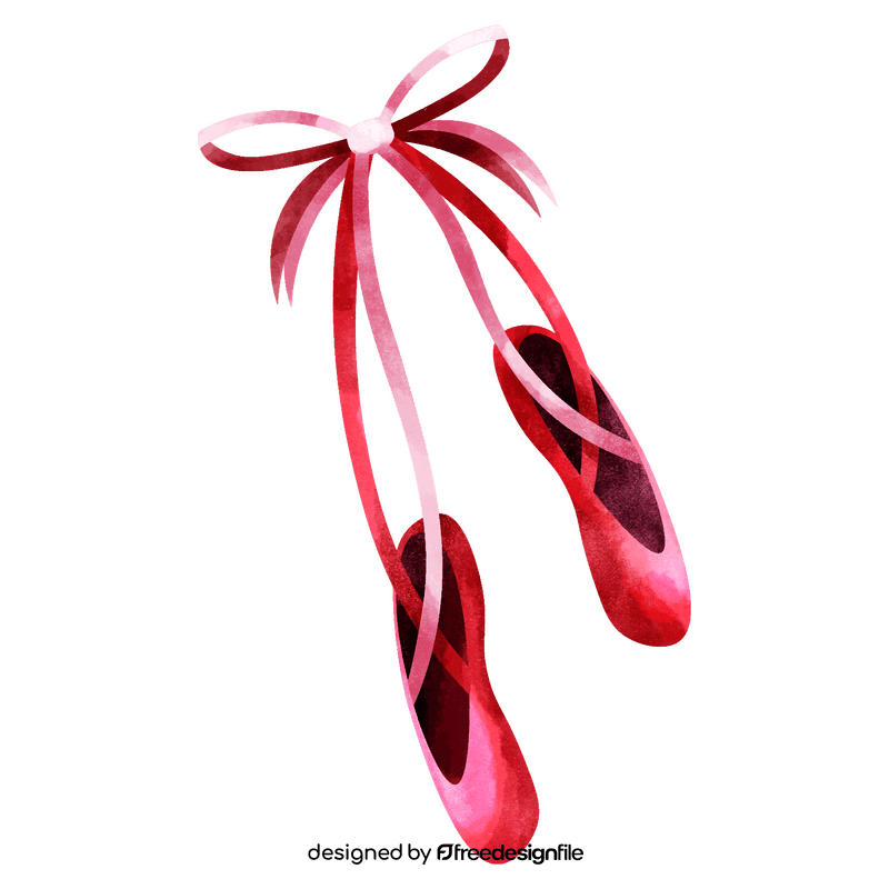 Pointe shoes clipart