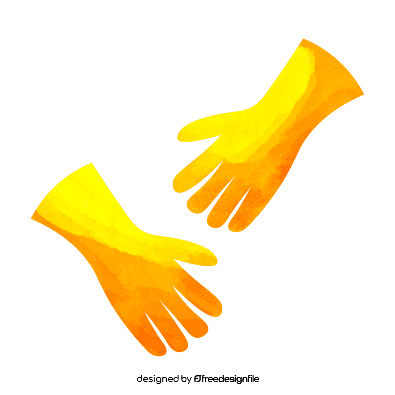 Rubber gloves clipart