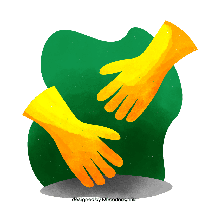 Rubber gloves vector