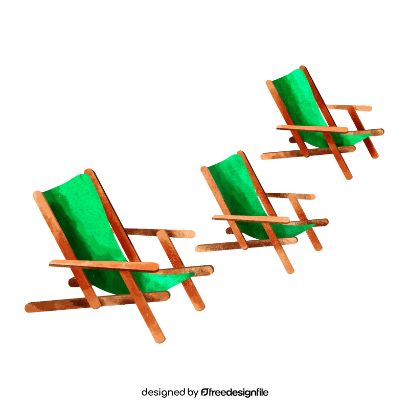 Lazy chairs clipart