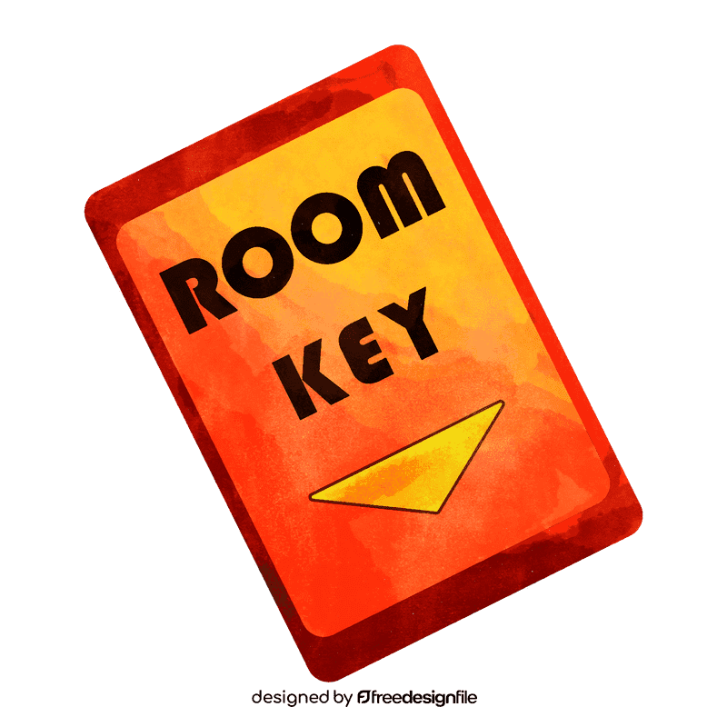 Room key clipart