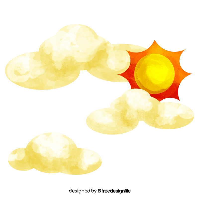 Sunny weather clipart