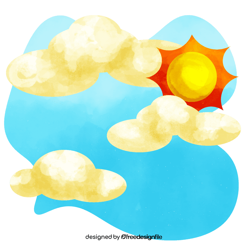 Sunny weather vector