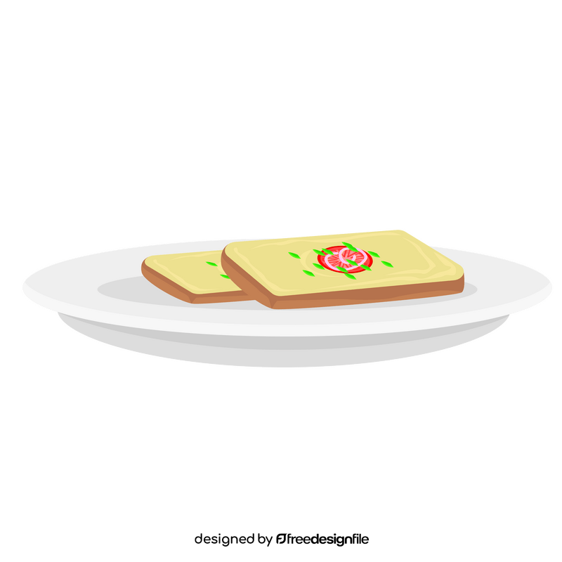 Grilled cheese sandwich clipart