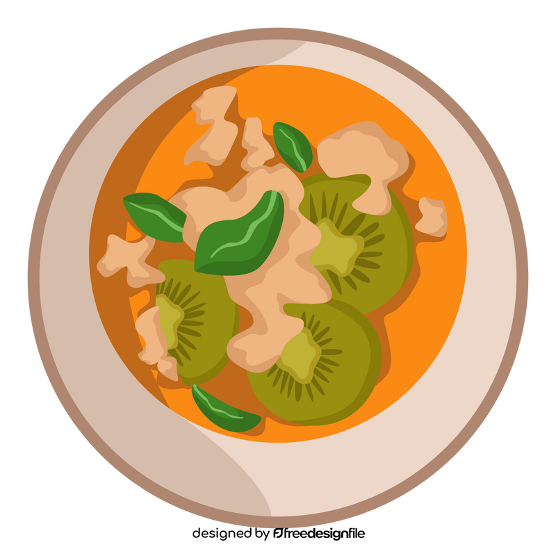 Healthy Food Fruit Soup clipart