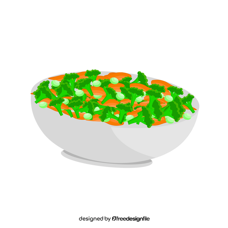 Vegetarian Food Broccoli salad clipart