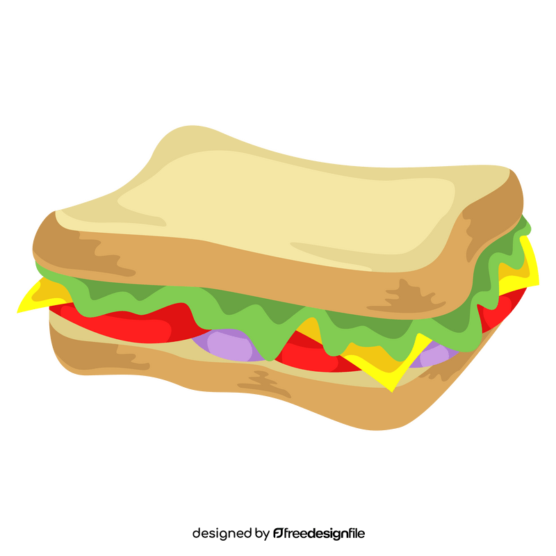 Sandwich healthy food clipart