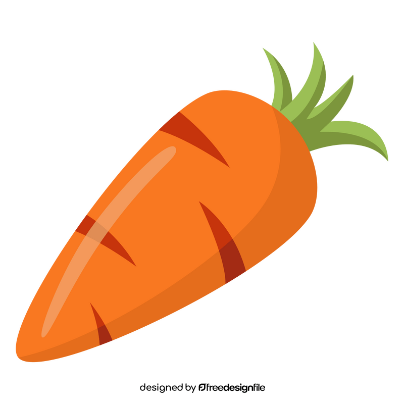 Carrot healthy food clipart