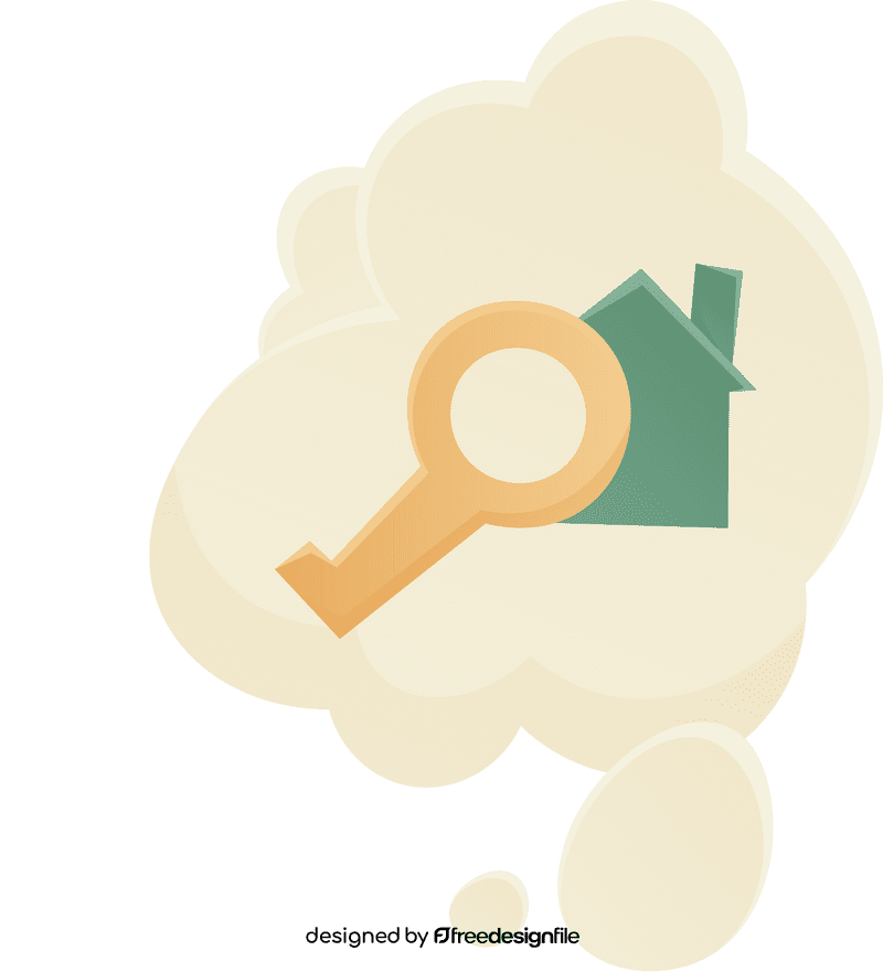 Dream house Cloud clipart