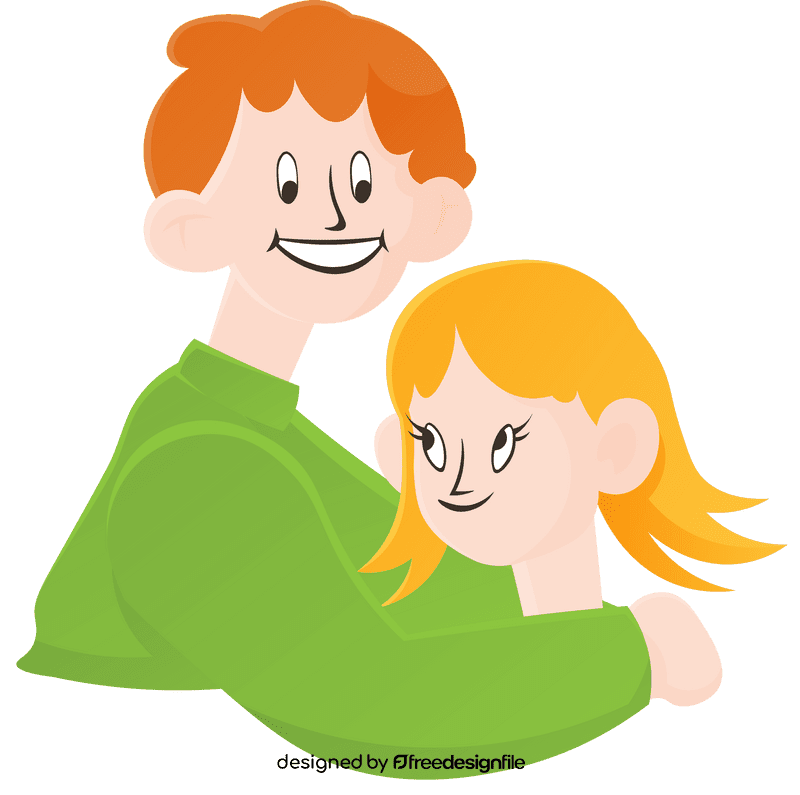 Hug Pair clipart