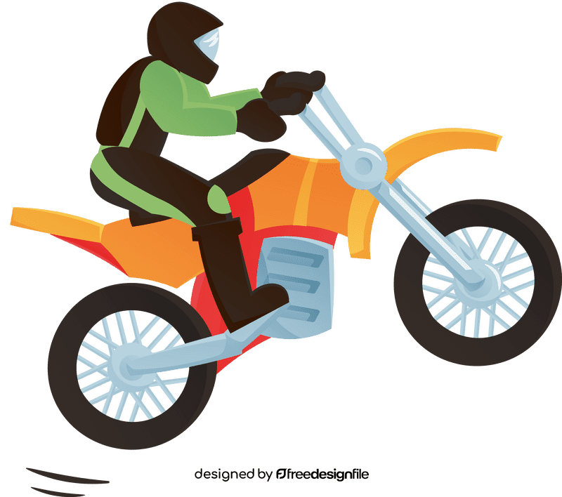 Dirt Bike Modern clipart