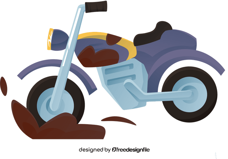 Dirt Bike Retro clipart