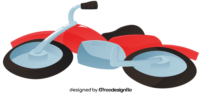 Dirt Bike Retro Fallen clipart