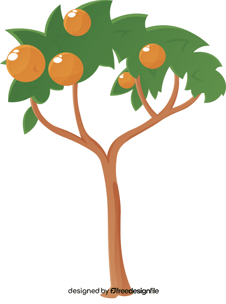 Fruit Tree Orange clipart