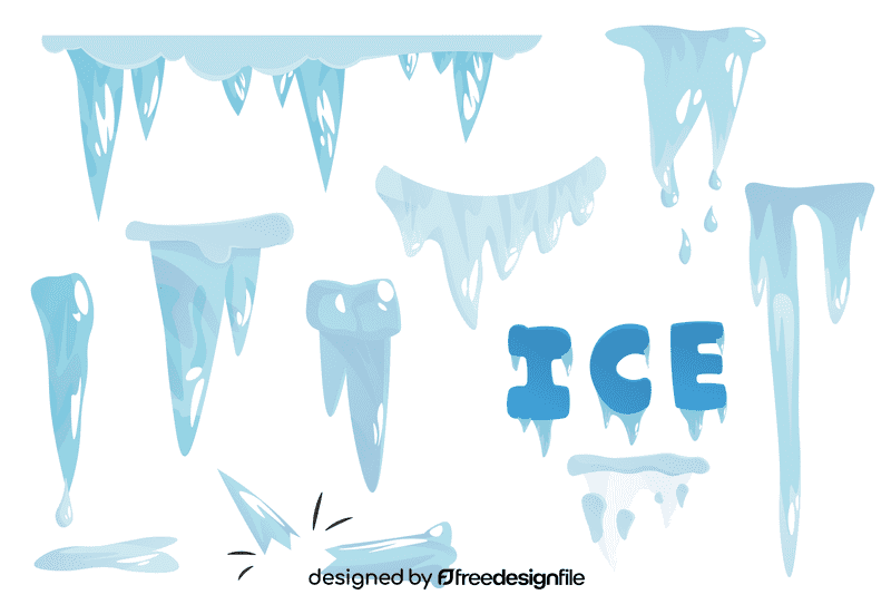 Icicles vector