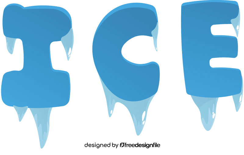 Icicles ICE clipart