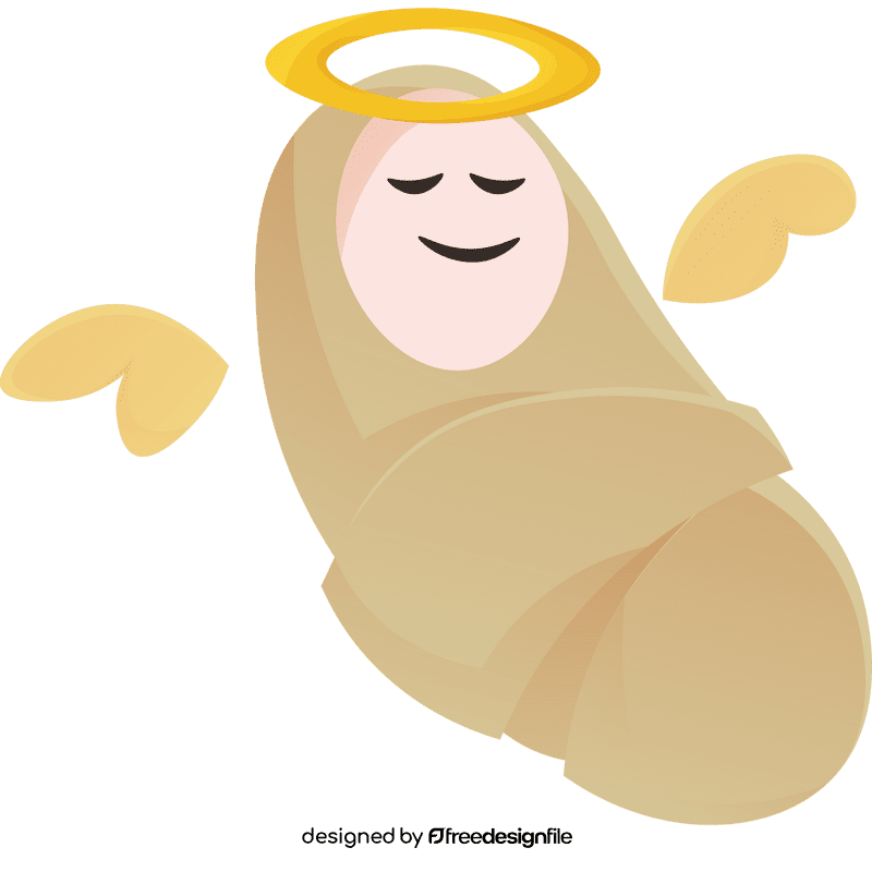 Manger Newborn Wings clipart
