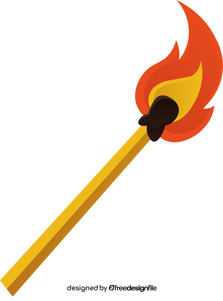 Matches Burning clipart
