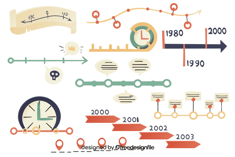 Timeline vector