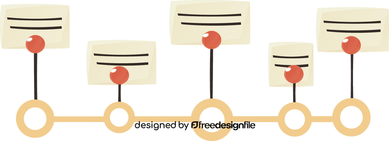 Timeline Notes clipart