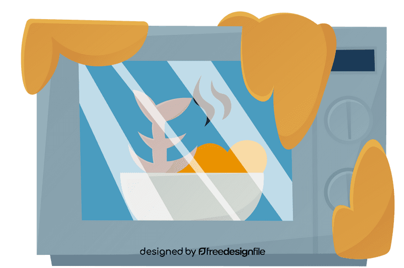 Microwave Dirty clipart