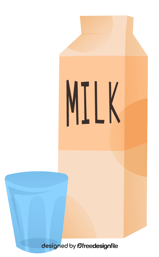 Milk Carton Glass clipart