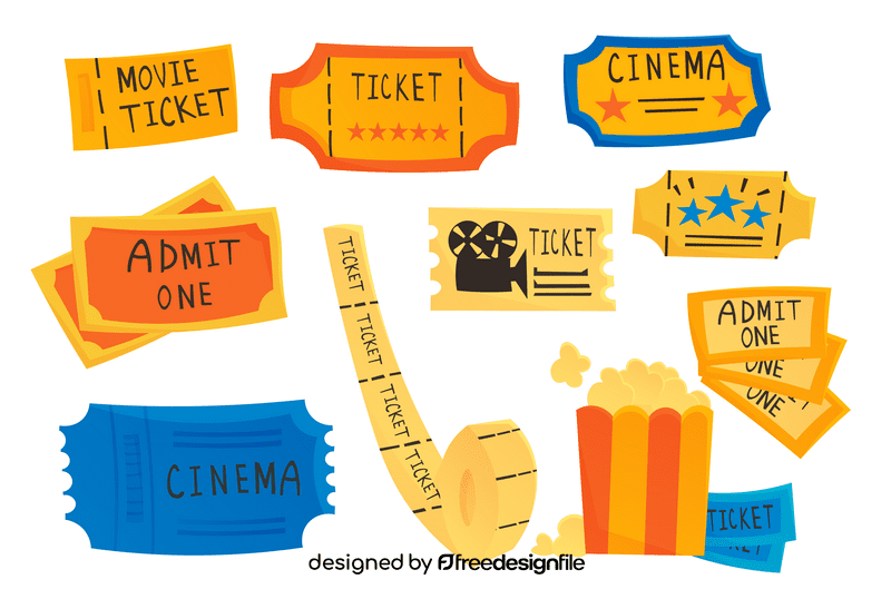 Movie Ticket vector