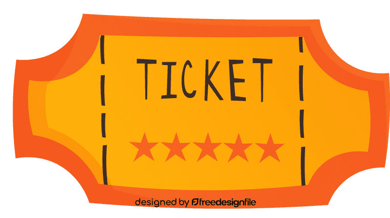 Movie Ticket clipart