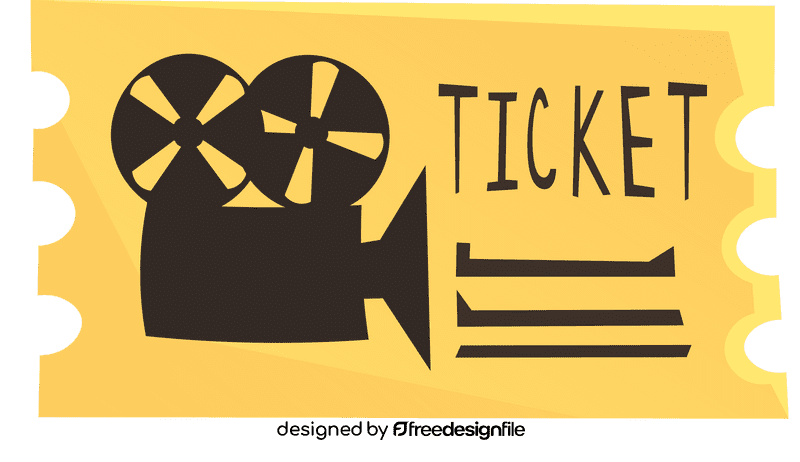 Movie Ticket clipart