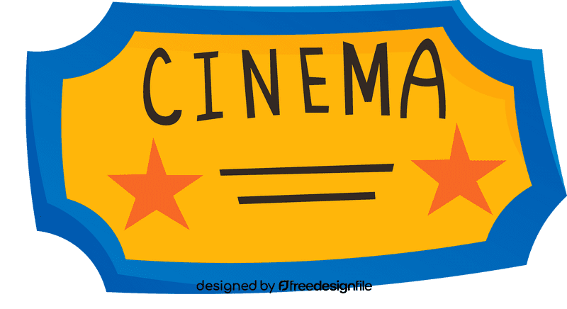 Movie Ticket clipart