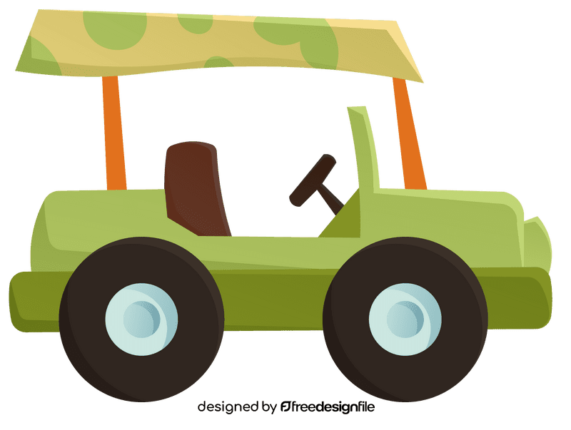 Safari Jeep clipart