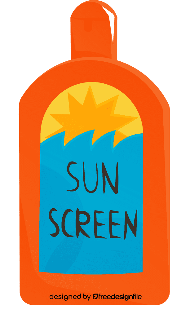 Sunscreen Bottle clipart