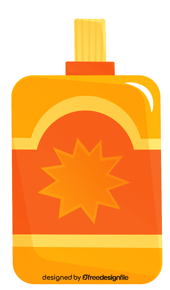 Sunscreen Bottle clipart
