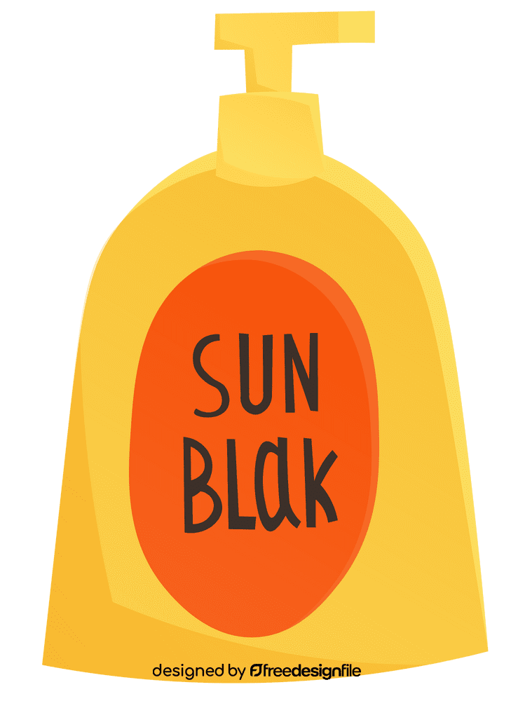 Sunscreen Bottle clipart
