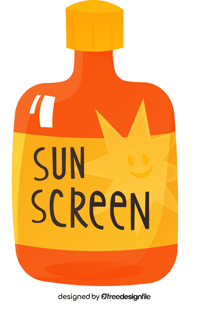 Sunscreen Bottle clipart