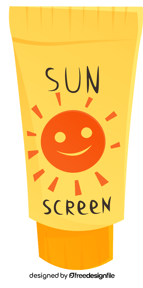 Sunscreen Tube clipart