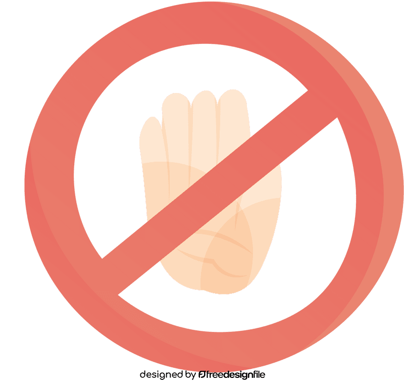 Touch Ban clipart