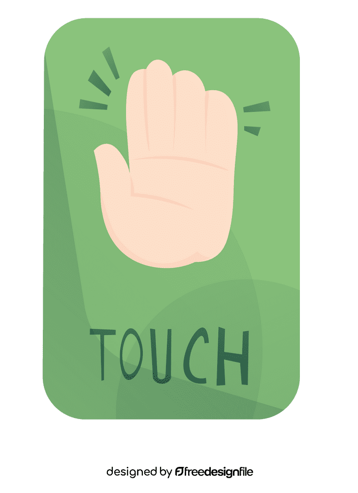 Touch Free clipart