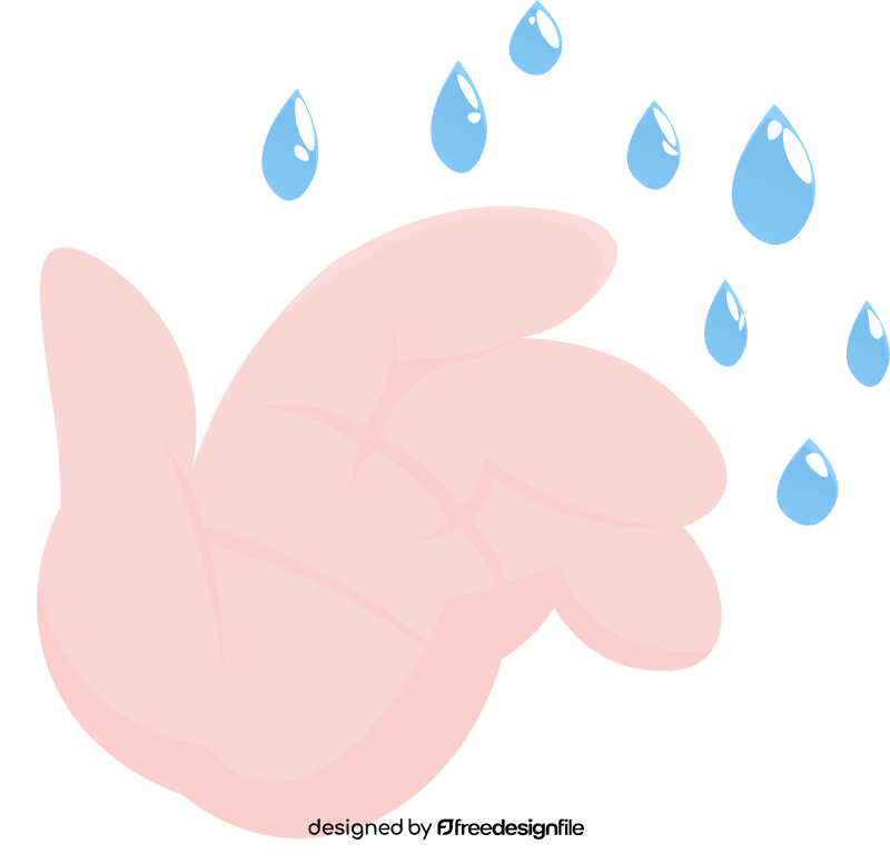 Touch Water Drops clipart