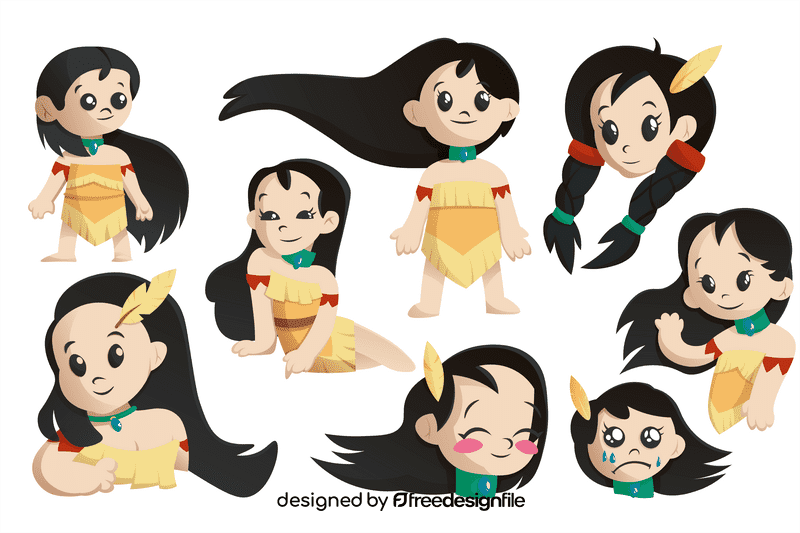 Pocahontas vector