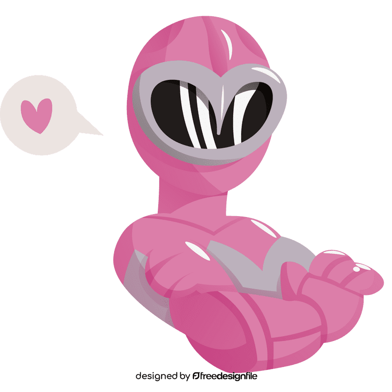 Power Rangers Pink clipart