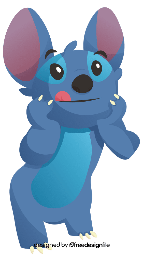 Stitch cartoon clipart