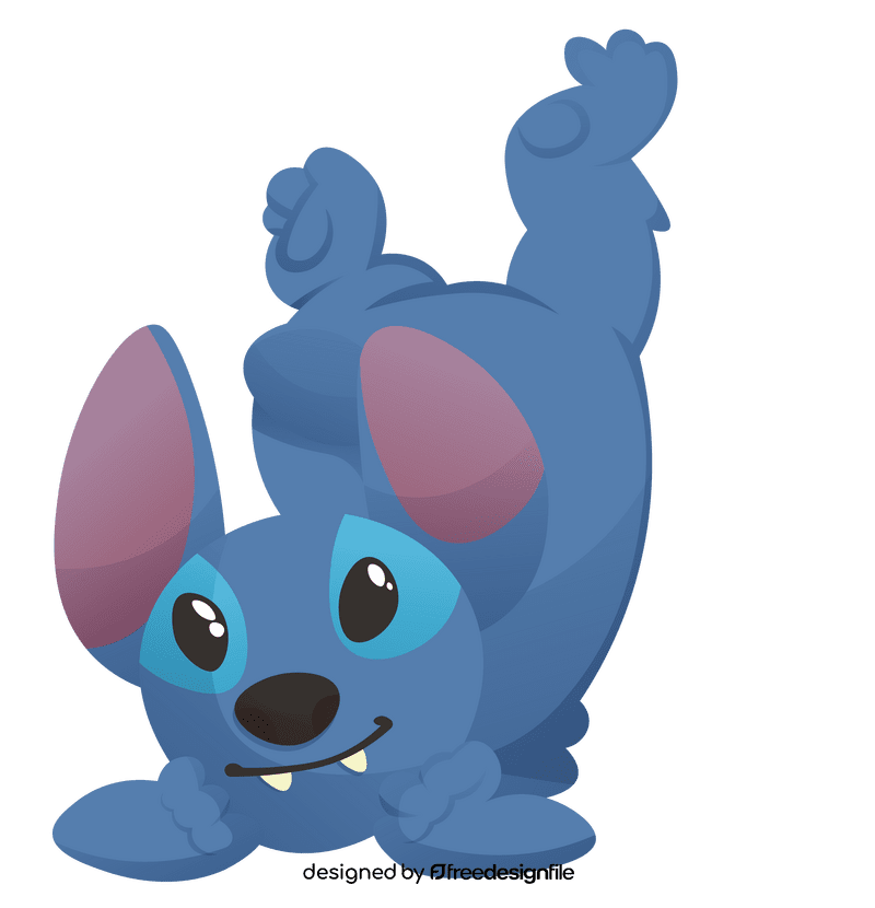 Stitch Upside Down clipart