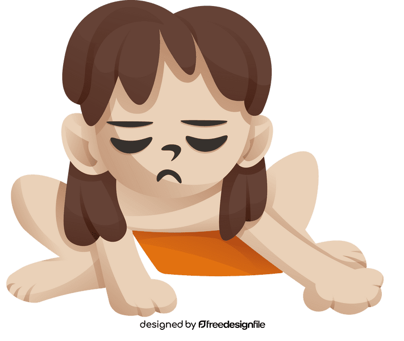 Tarzan Sitting clipart