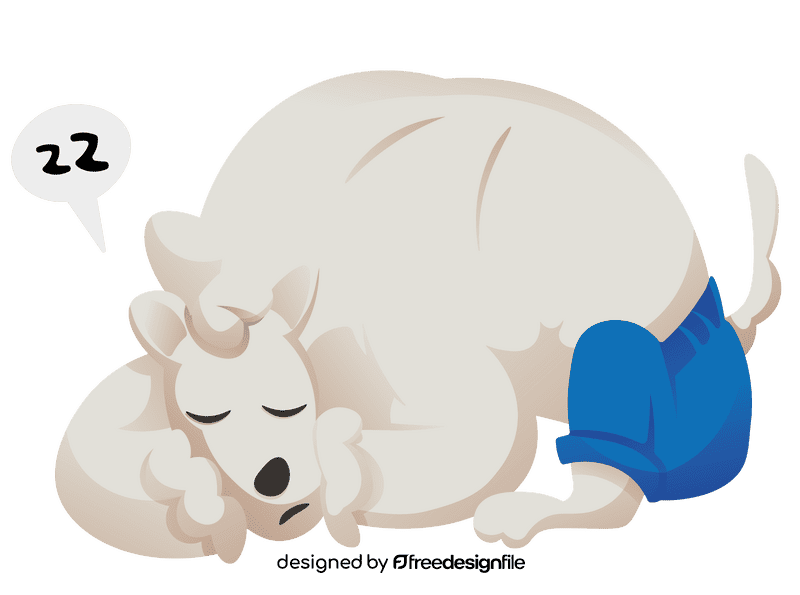Werewolf Sleep clipart