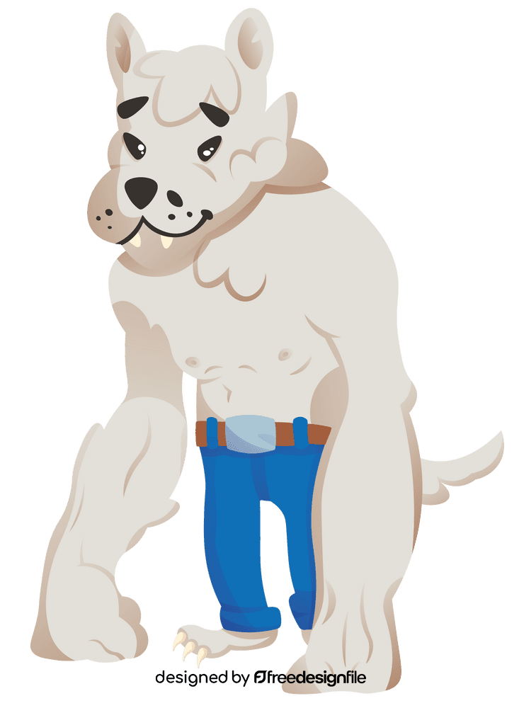Werewolf clipart