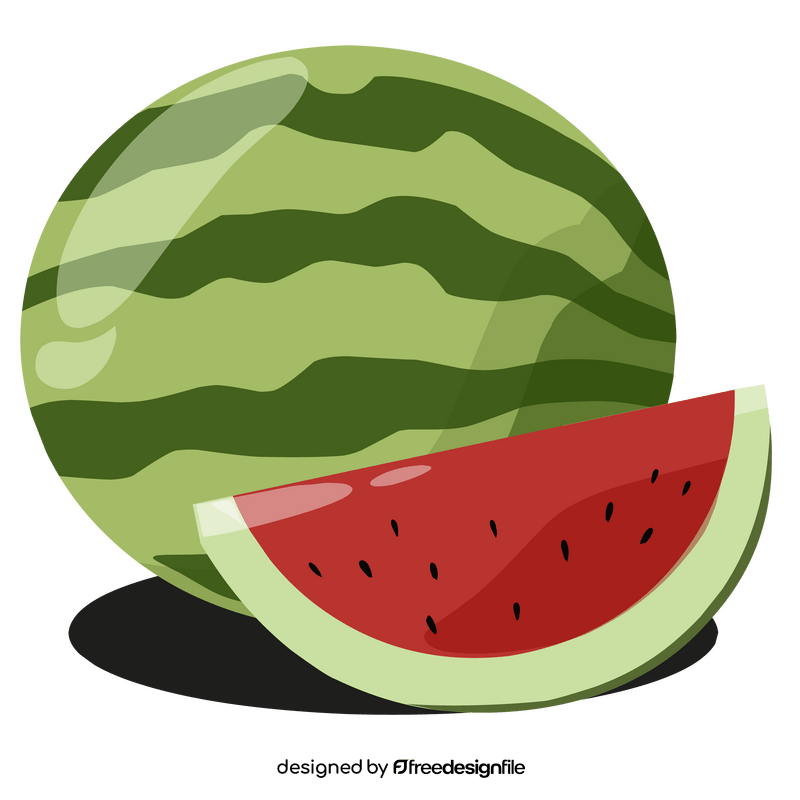 Watermelon healthy food clipart