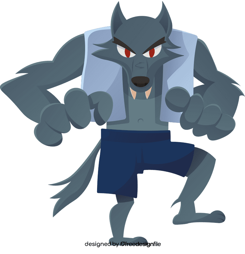 Werewolf clipart