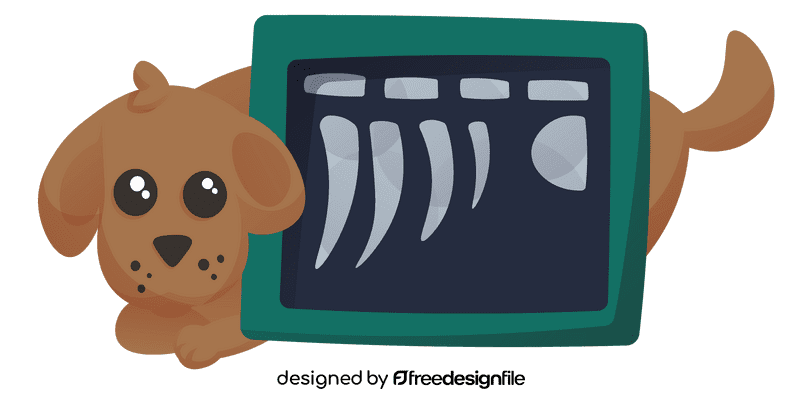 Xray Dog clipart